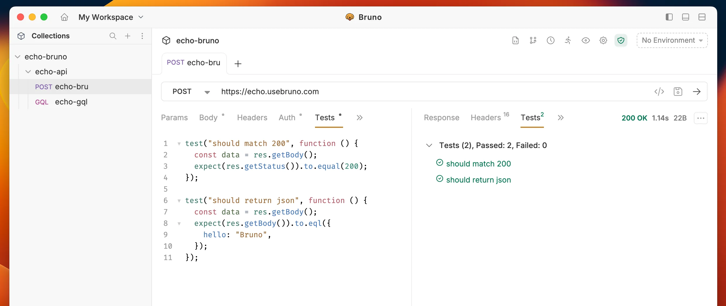 bru test script