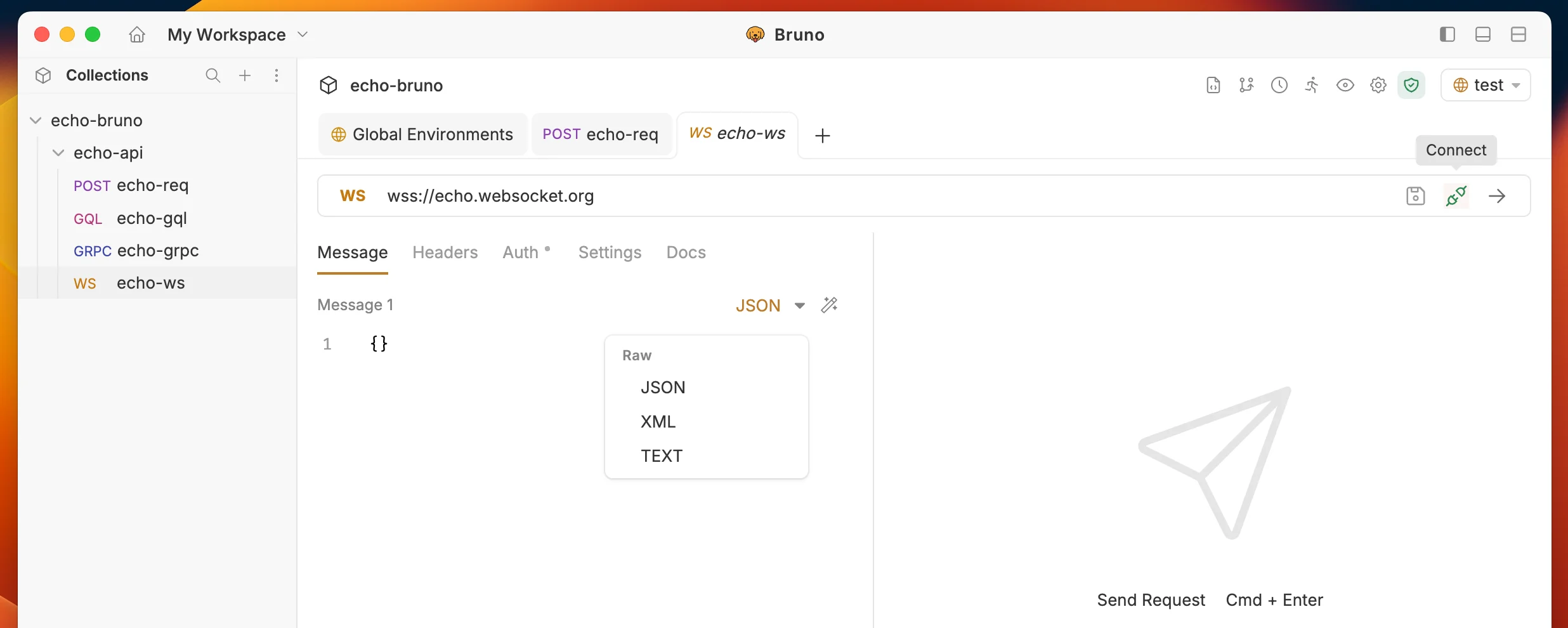 WebSocket Interface