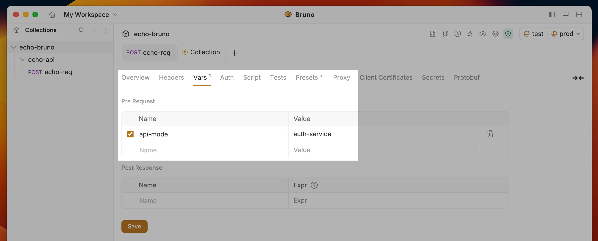 Collection Variables