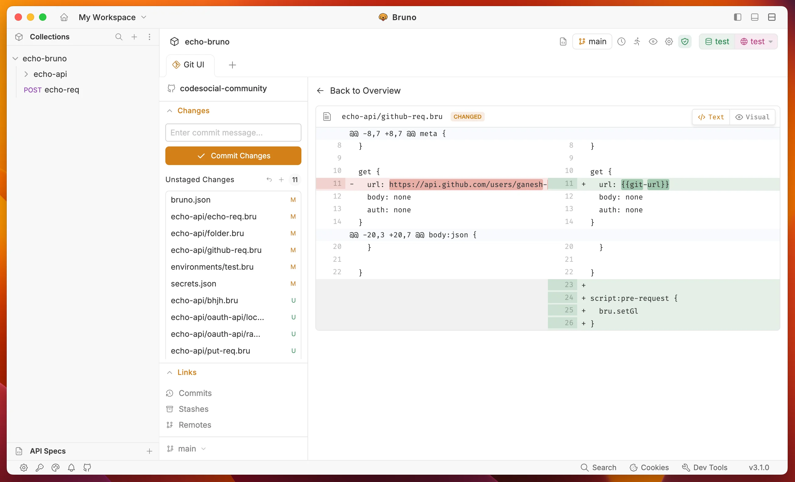 Text-Based Diff