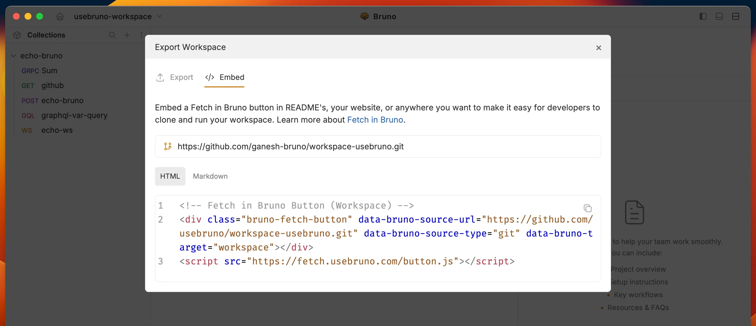 workspace-export-tab