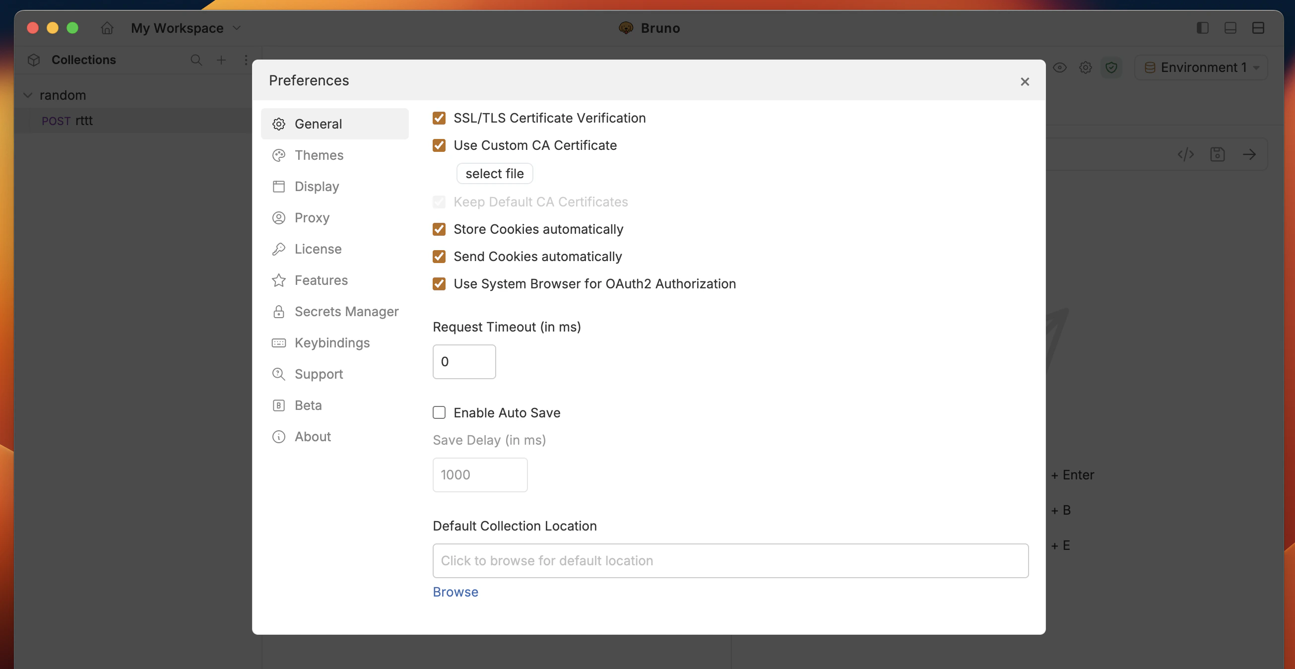 Default Callback URL