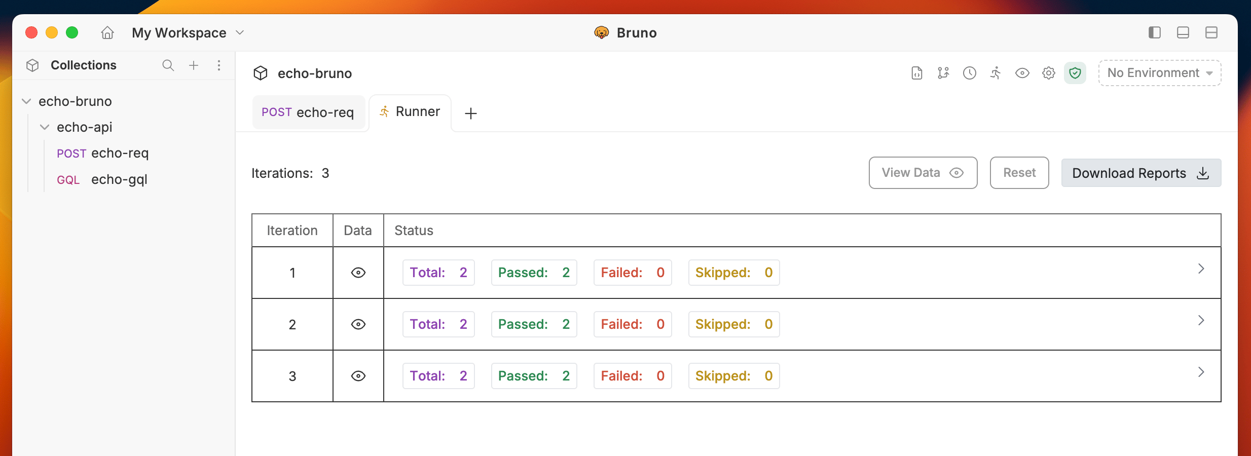 Run Iterations