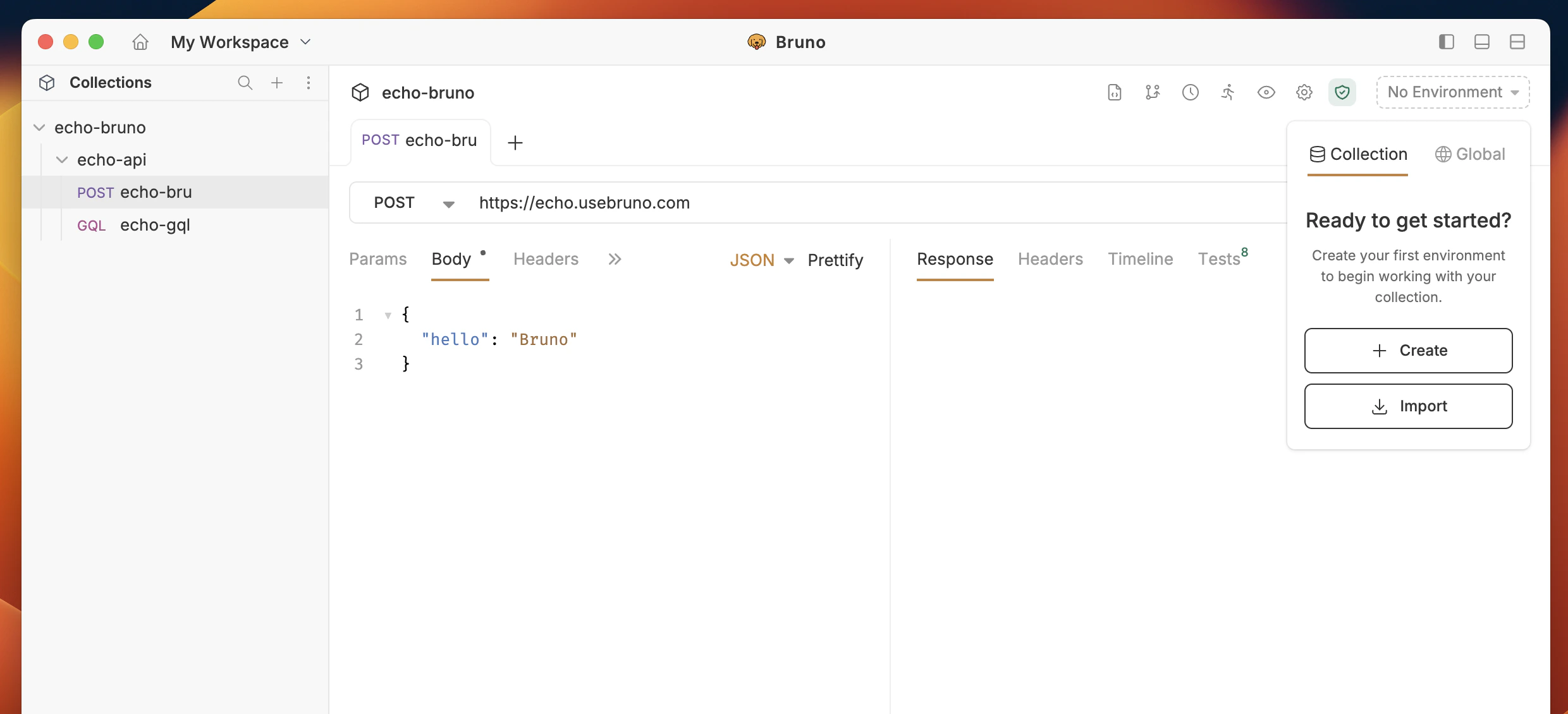 Import Environment New