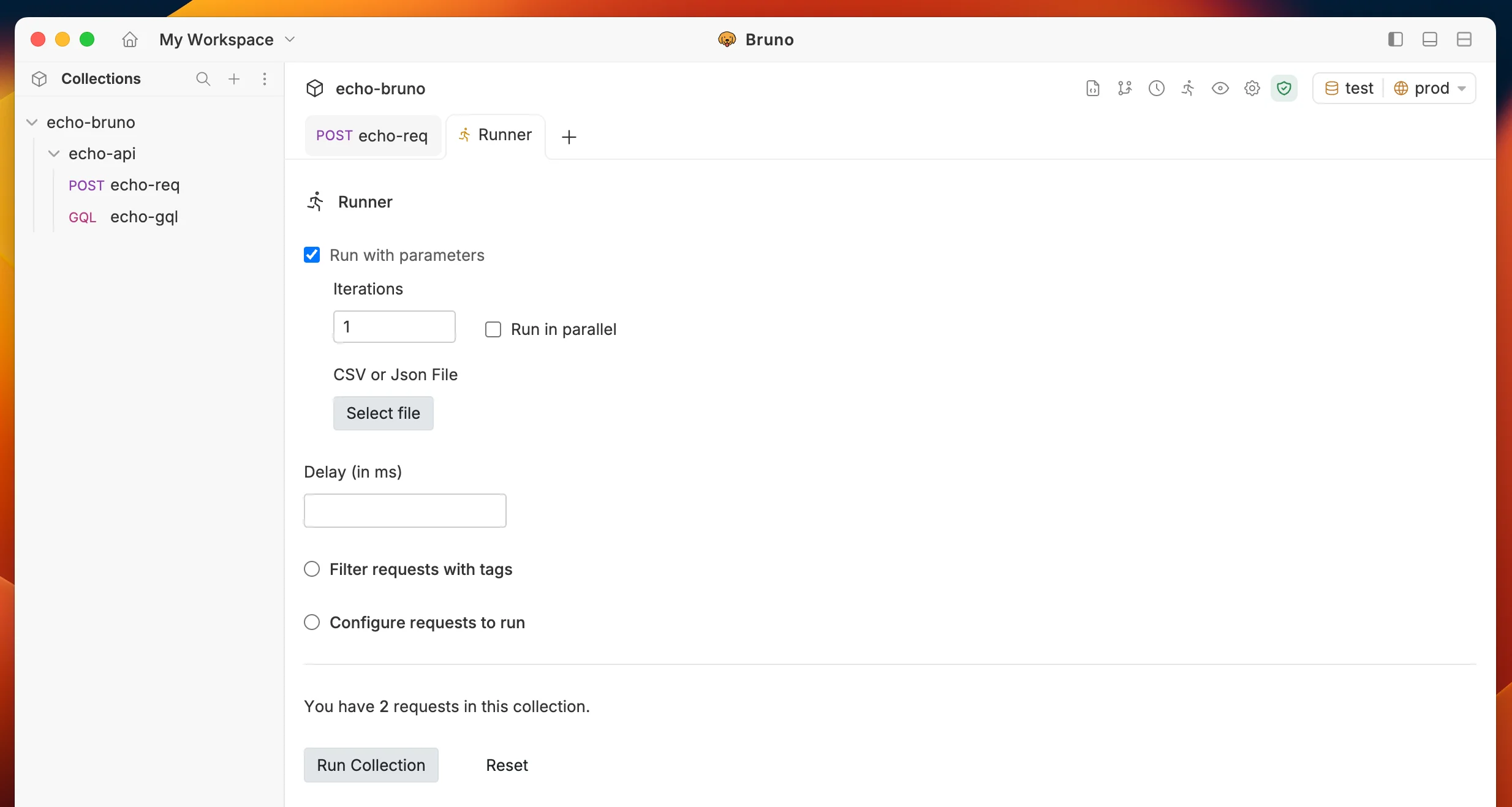 Select Parameters