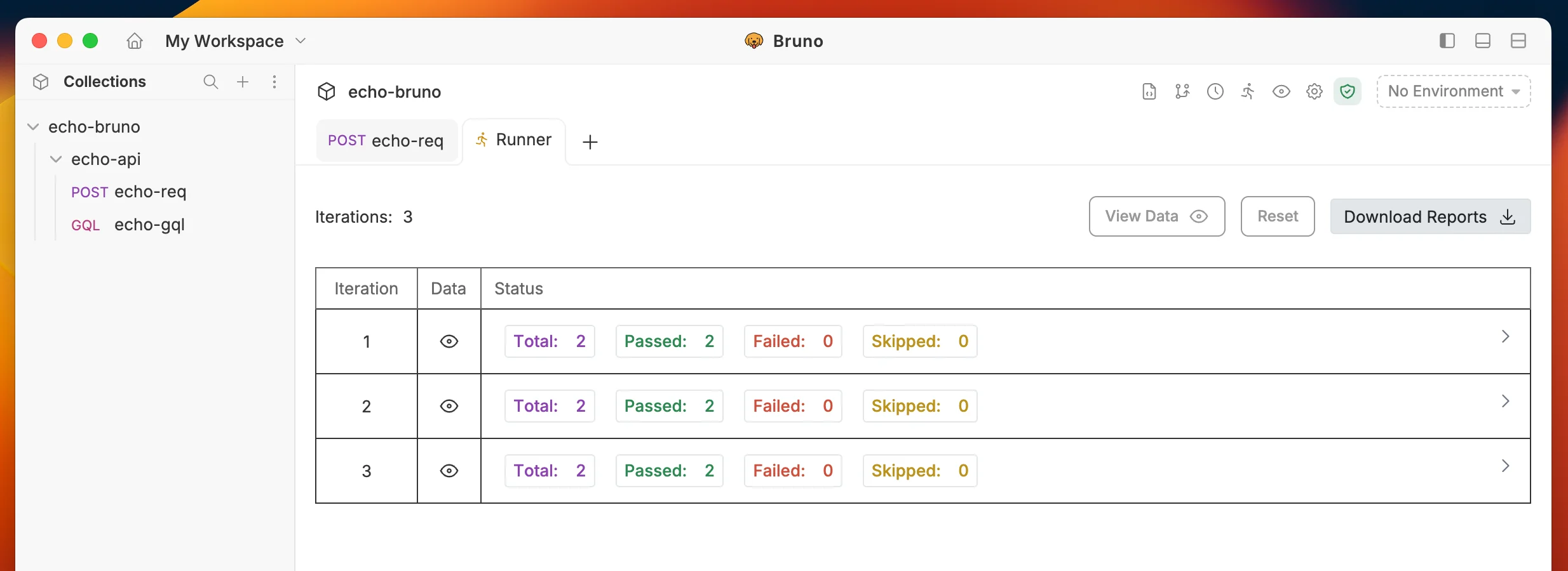 Run Iterations