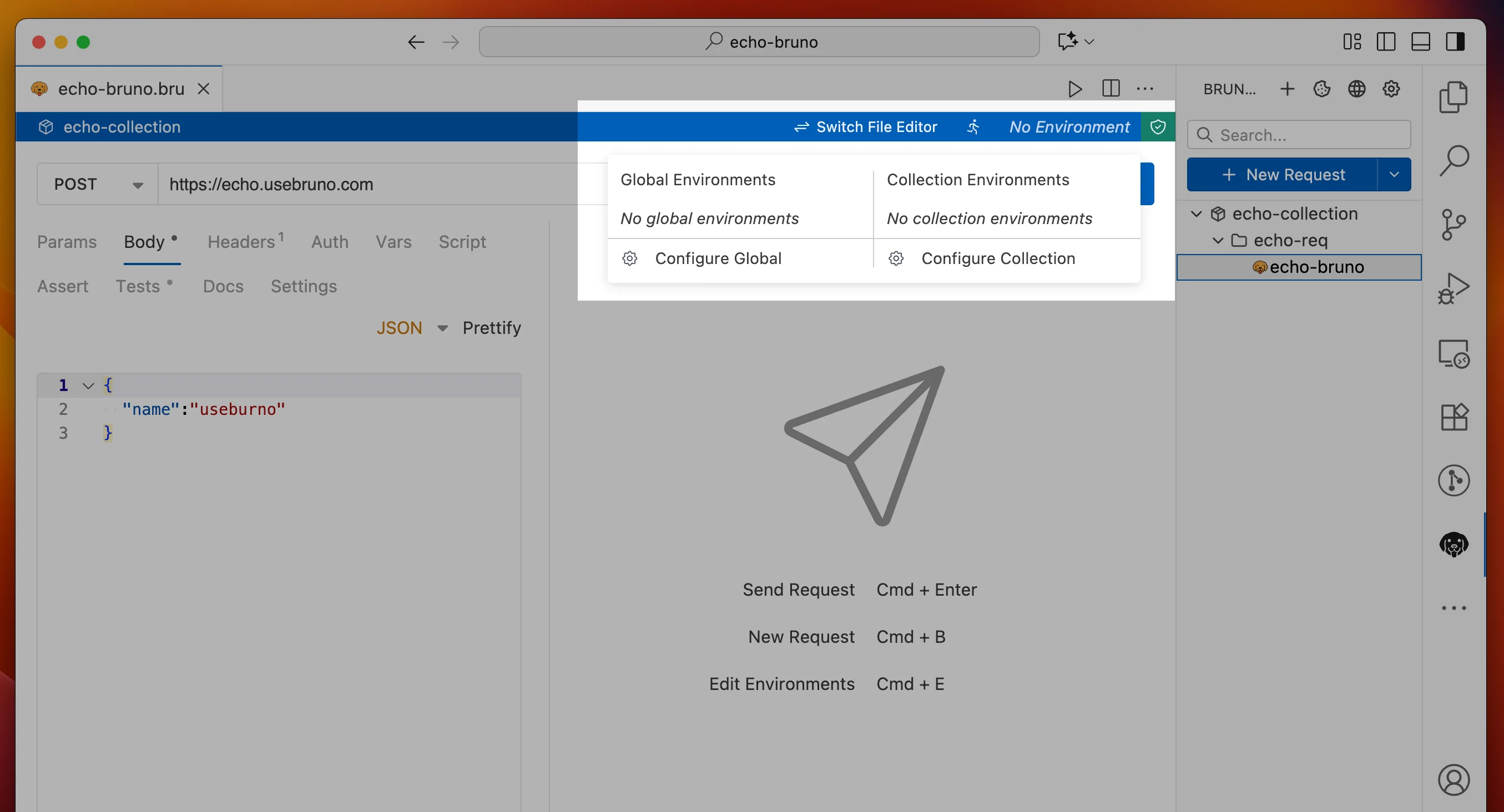 VS Code Extension Create Environment