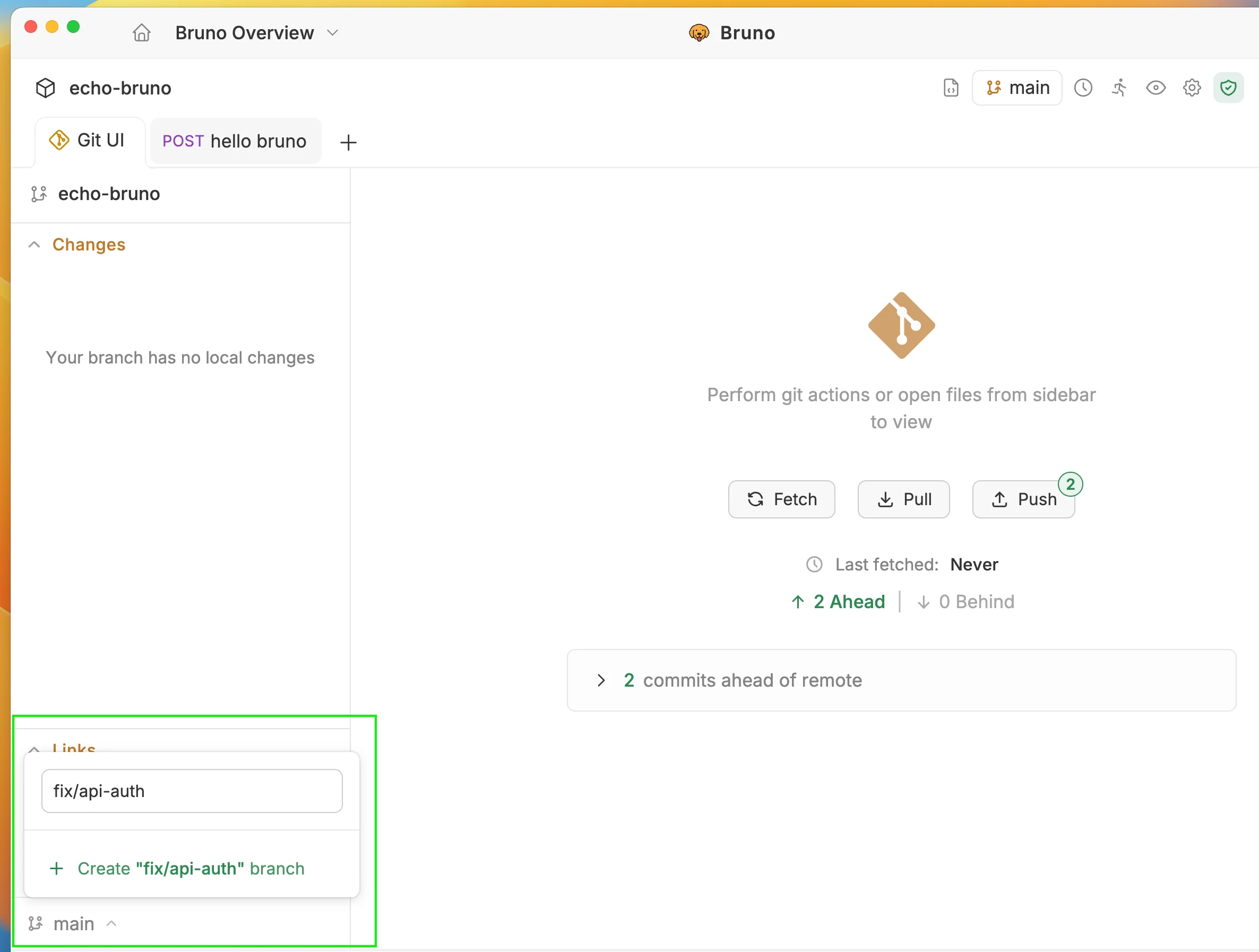 Create Branch