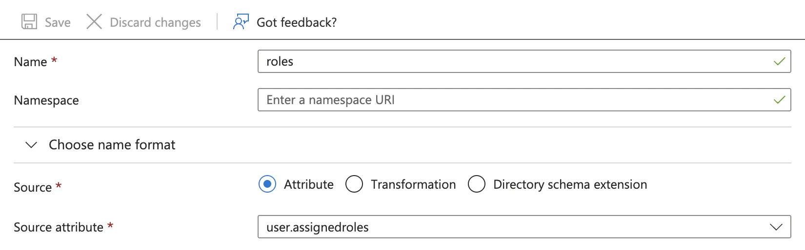 Configure roles claim in Entra ID