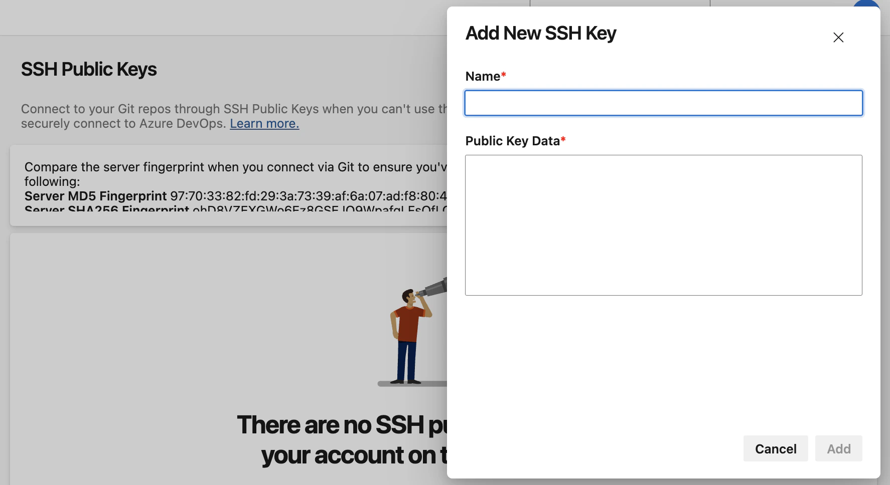 azure-devops-add-ssh-key