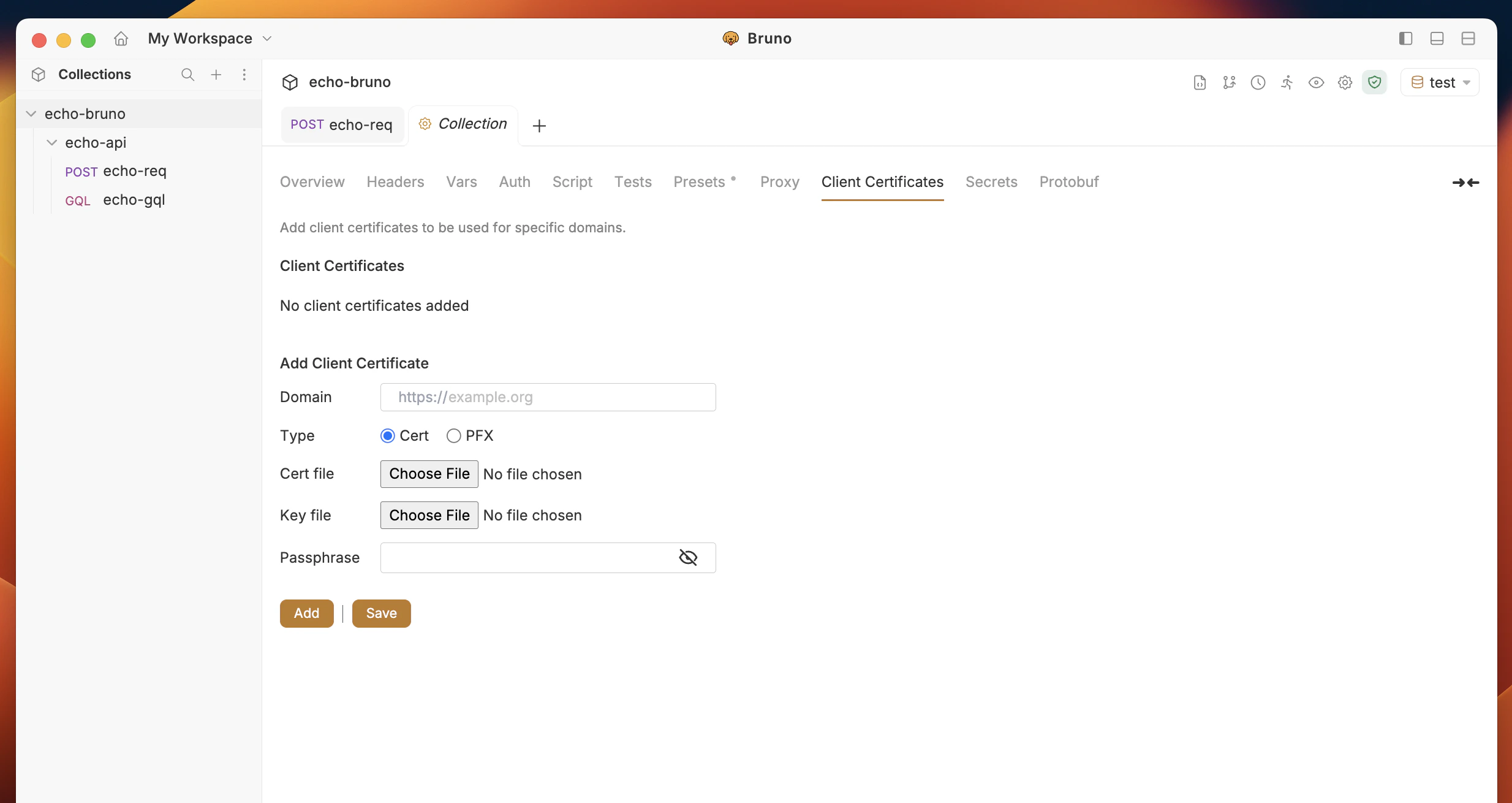 Client Certificate