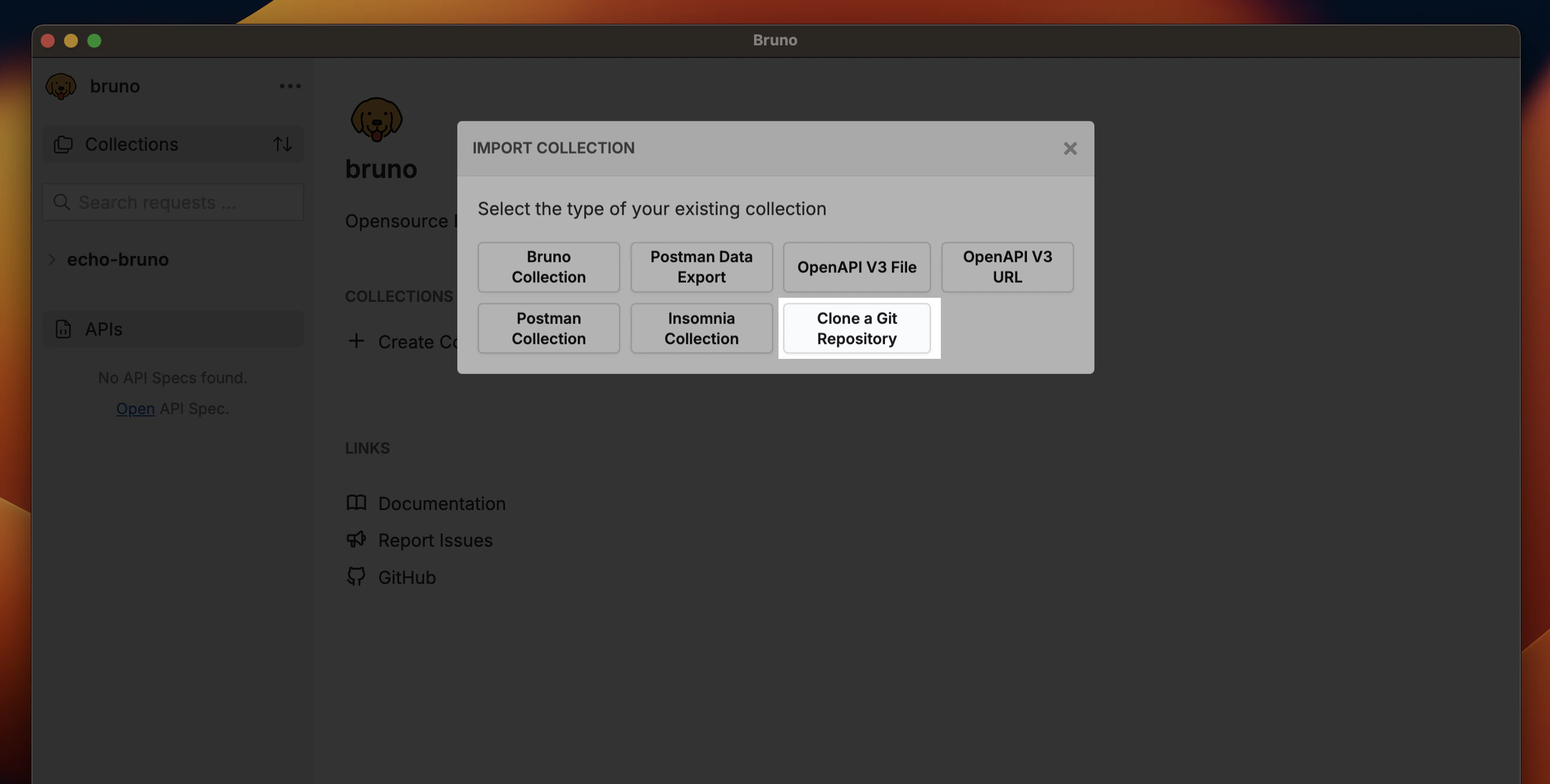 Clone Repository