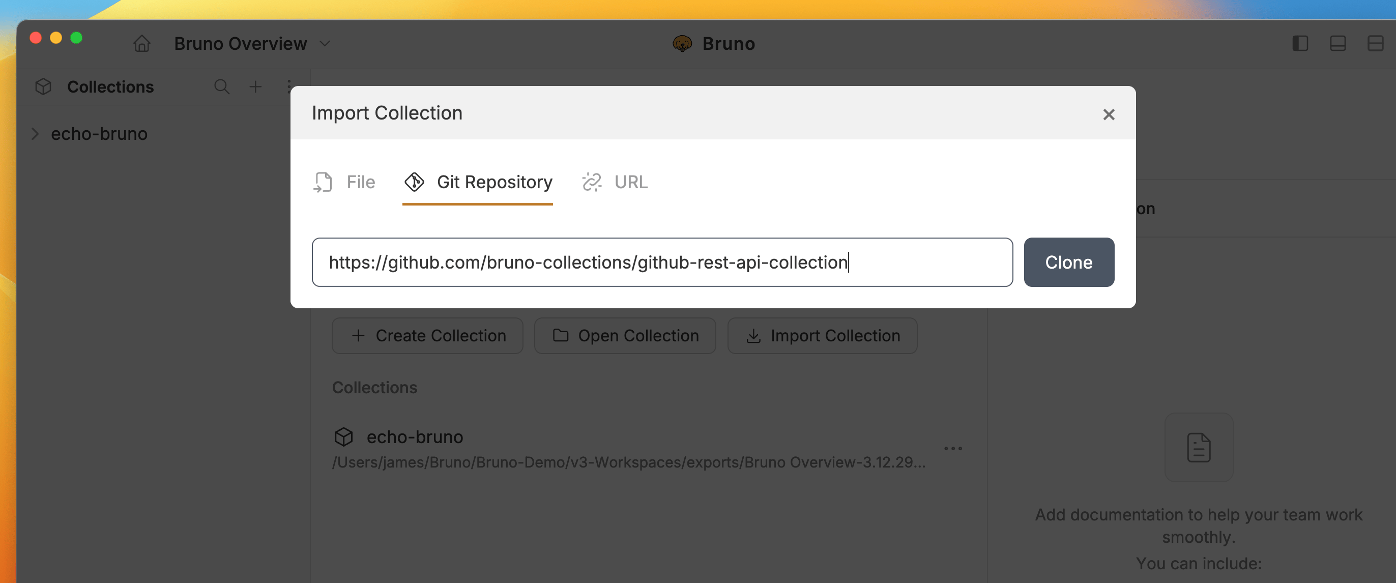 Clone Repository