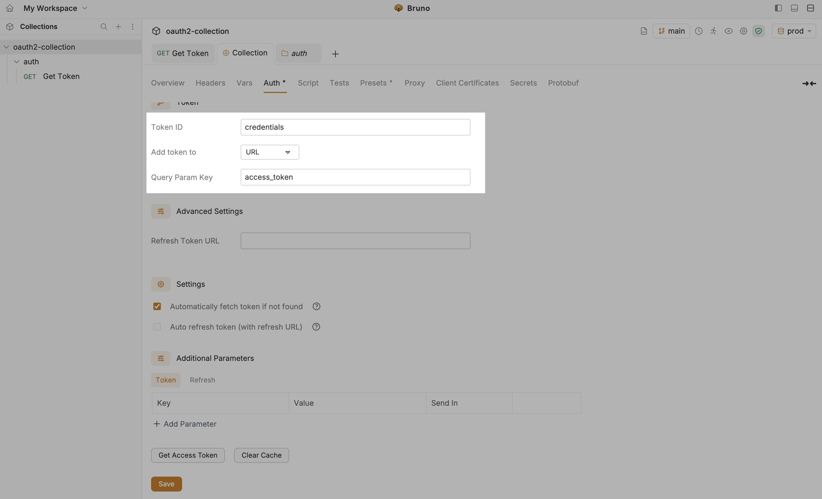 Enter Details to Get Token
