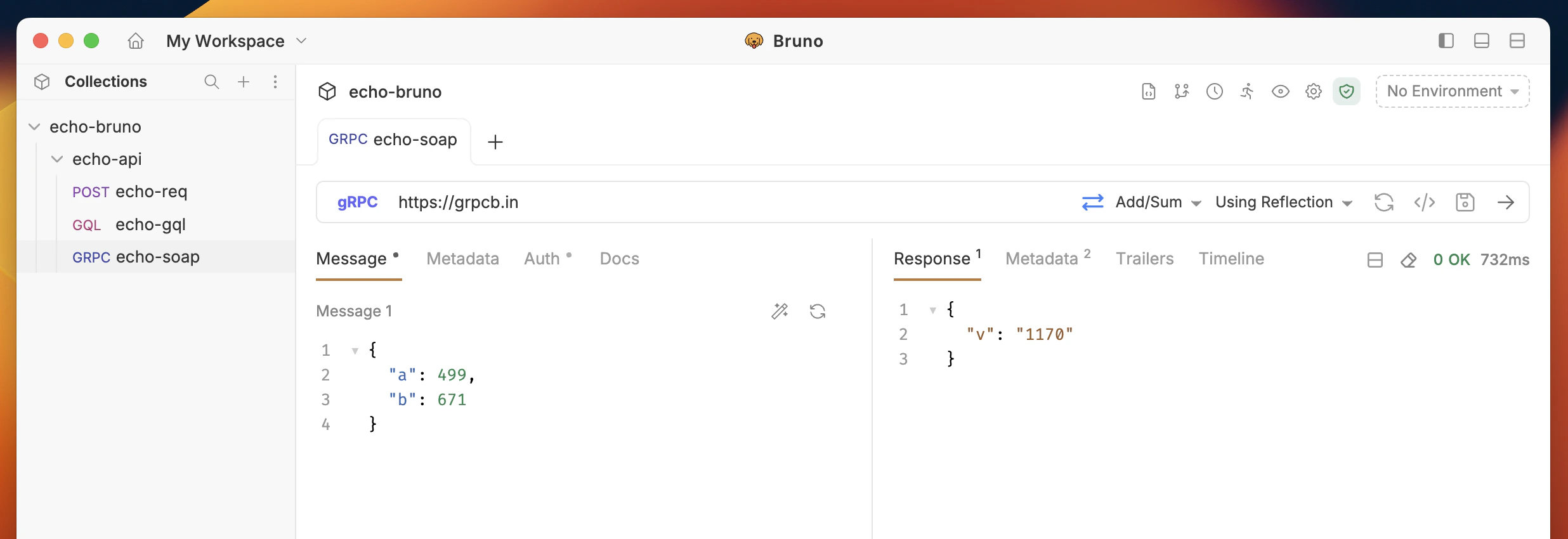 Add Message and Receive Response