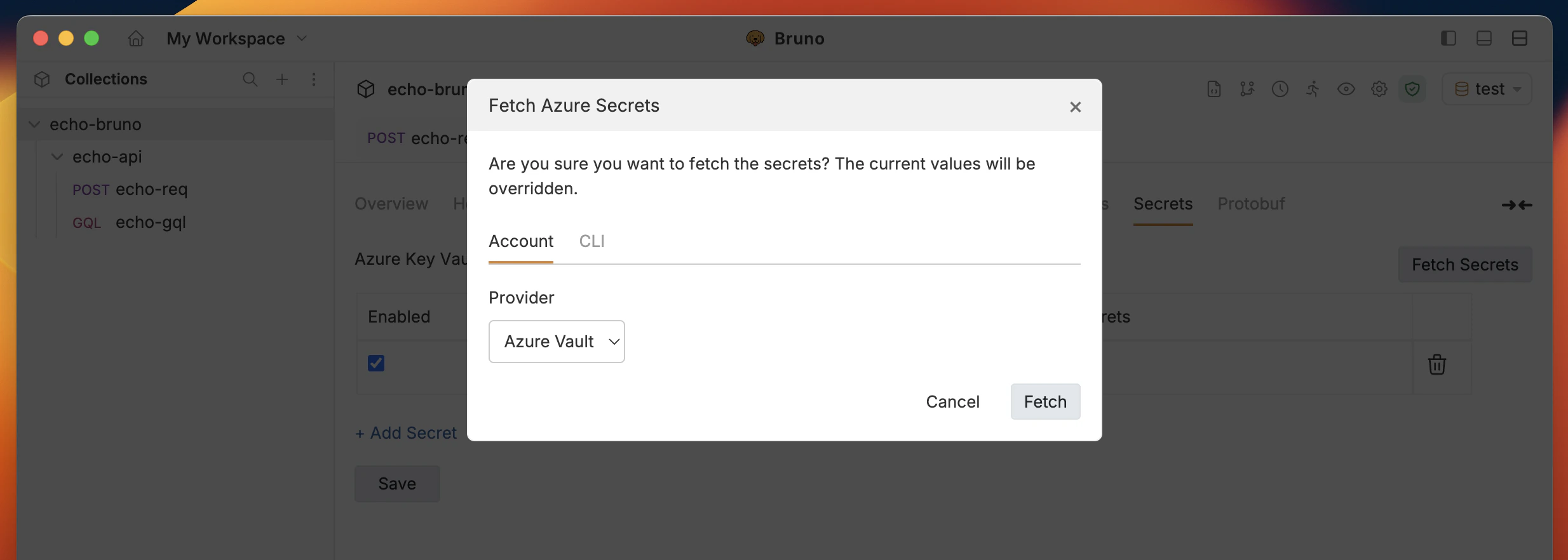 Fetch Secrets