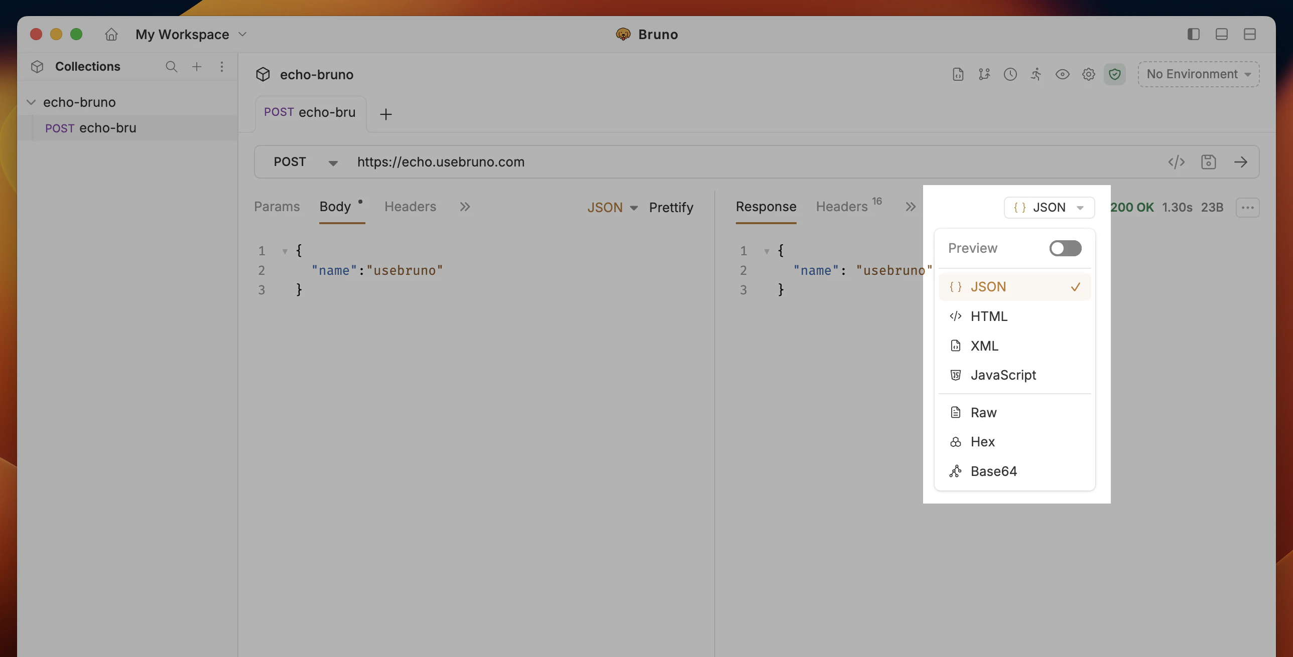 Data Type Selector