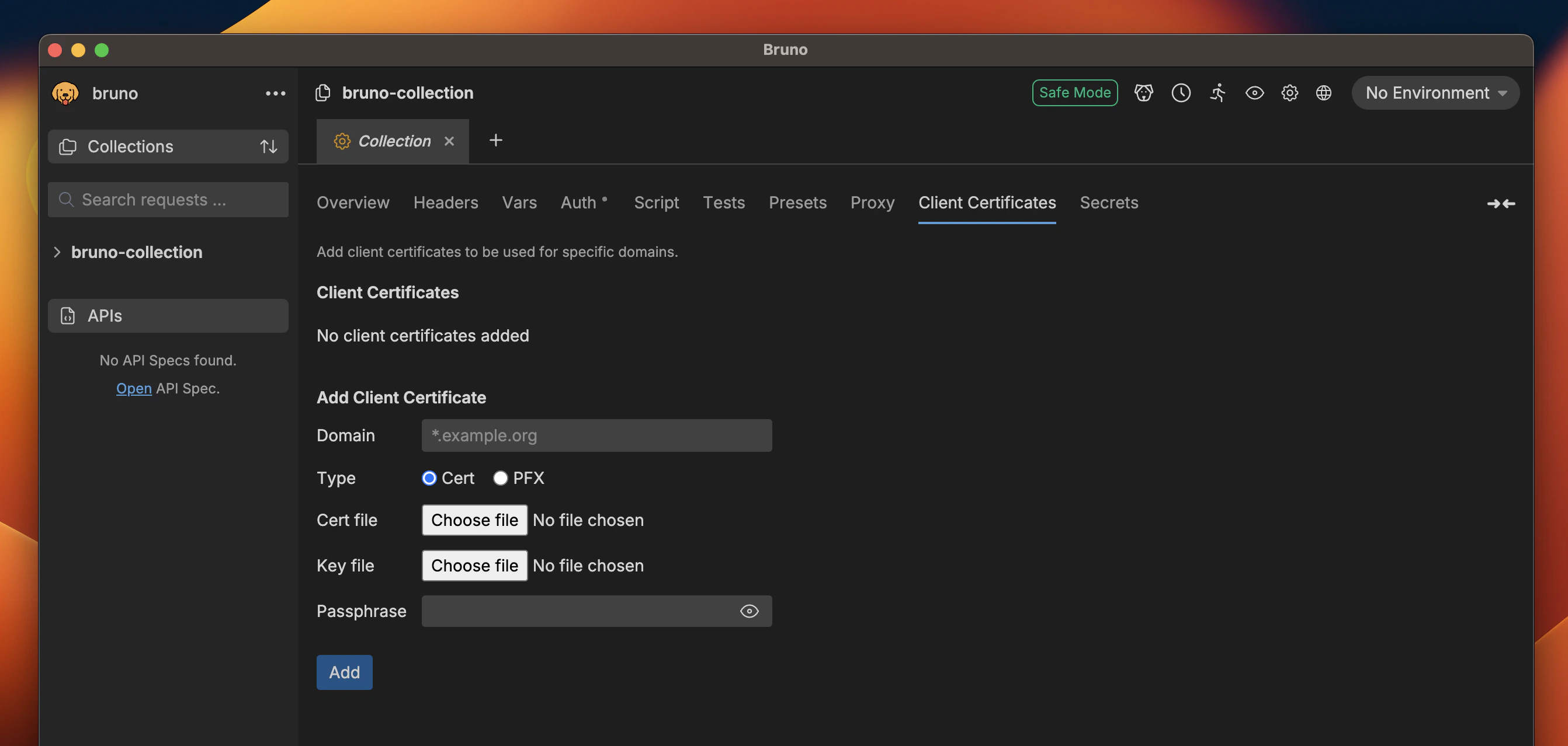 Client Certificate