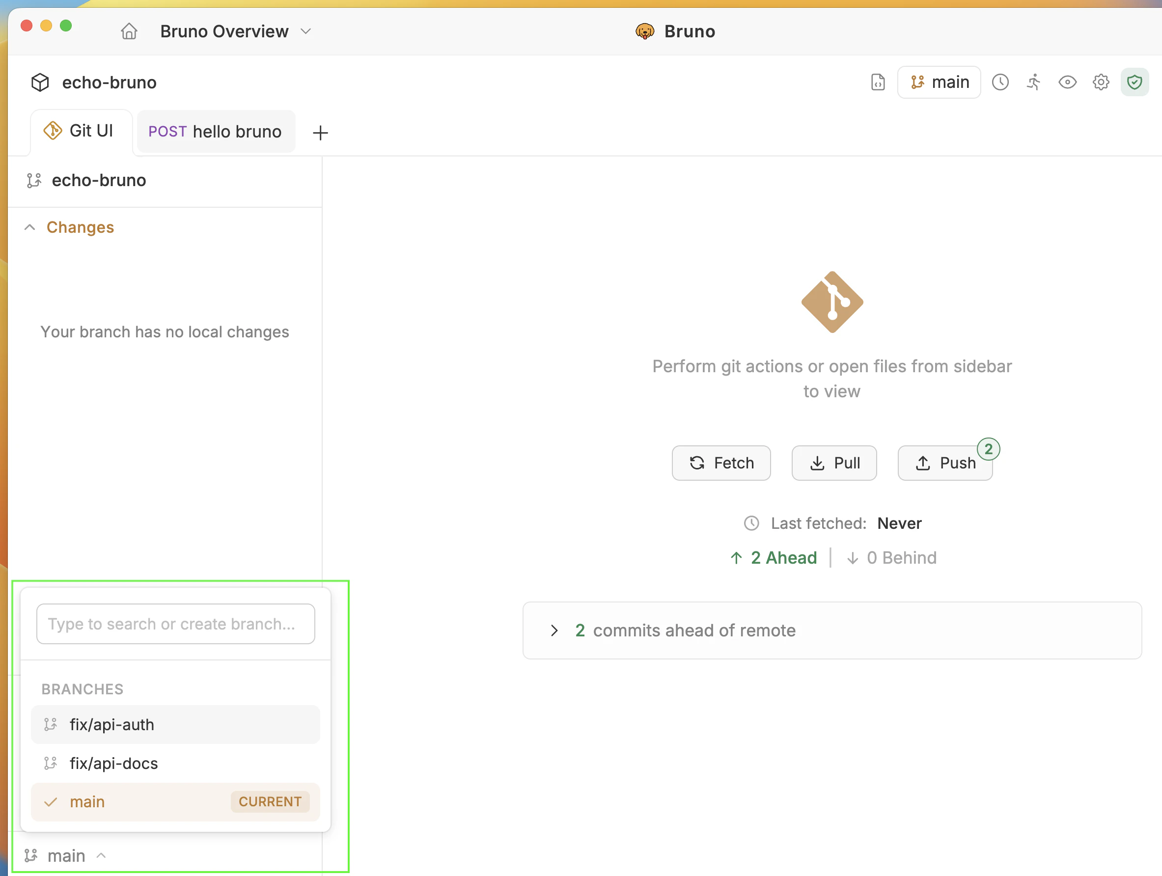 Create Branch