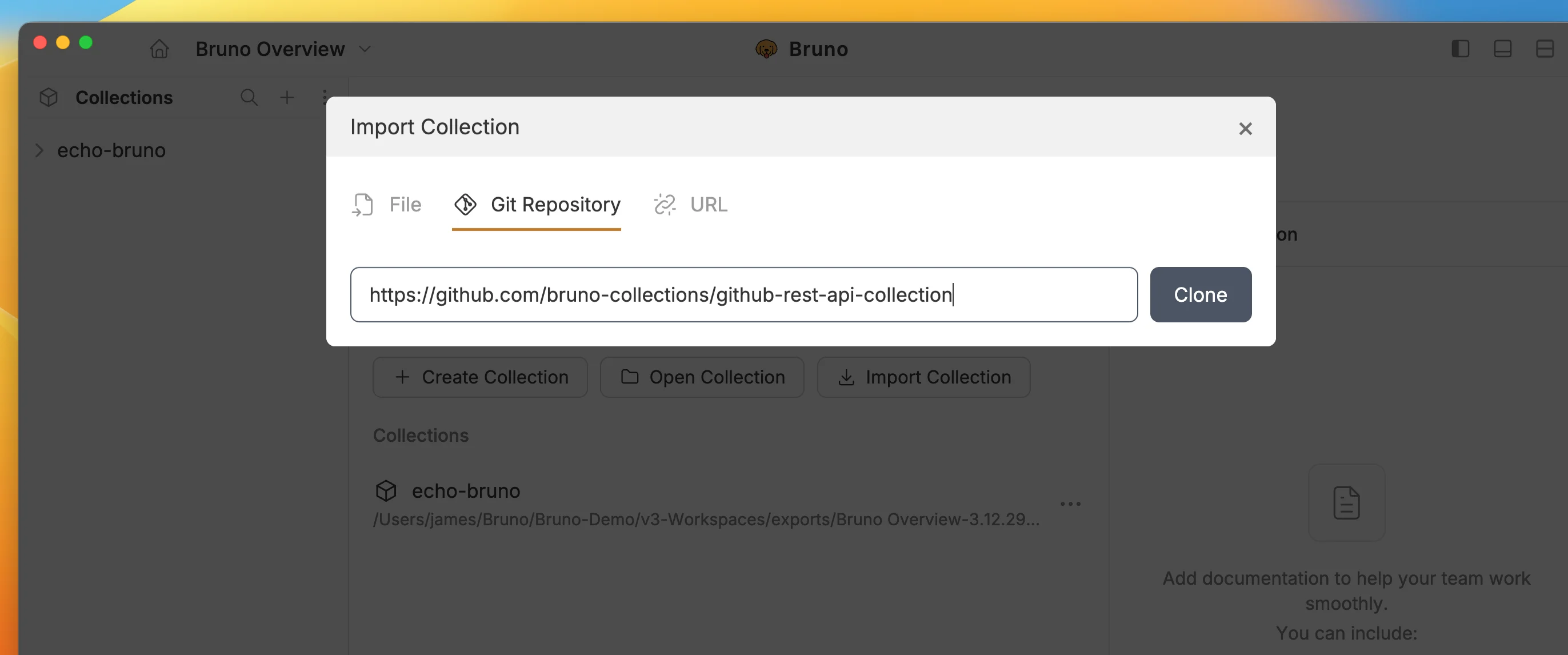 Clone Repository