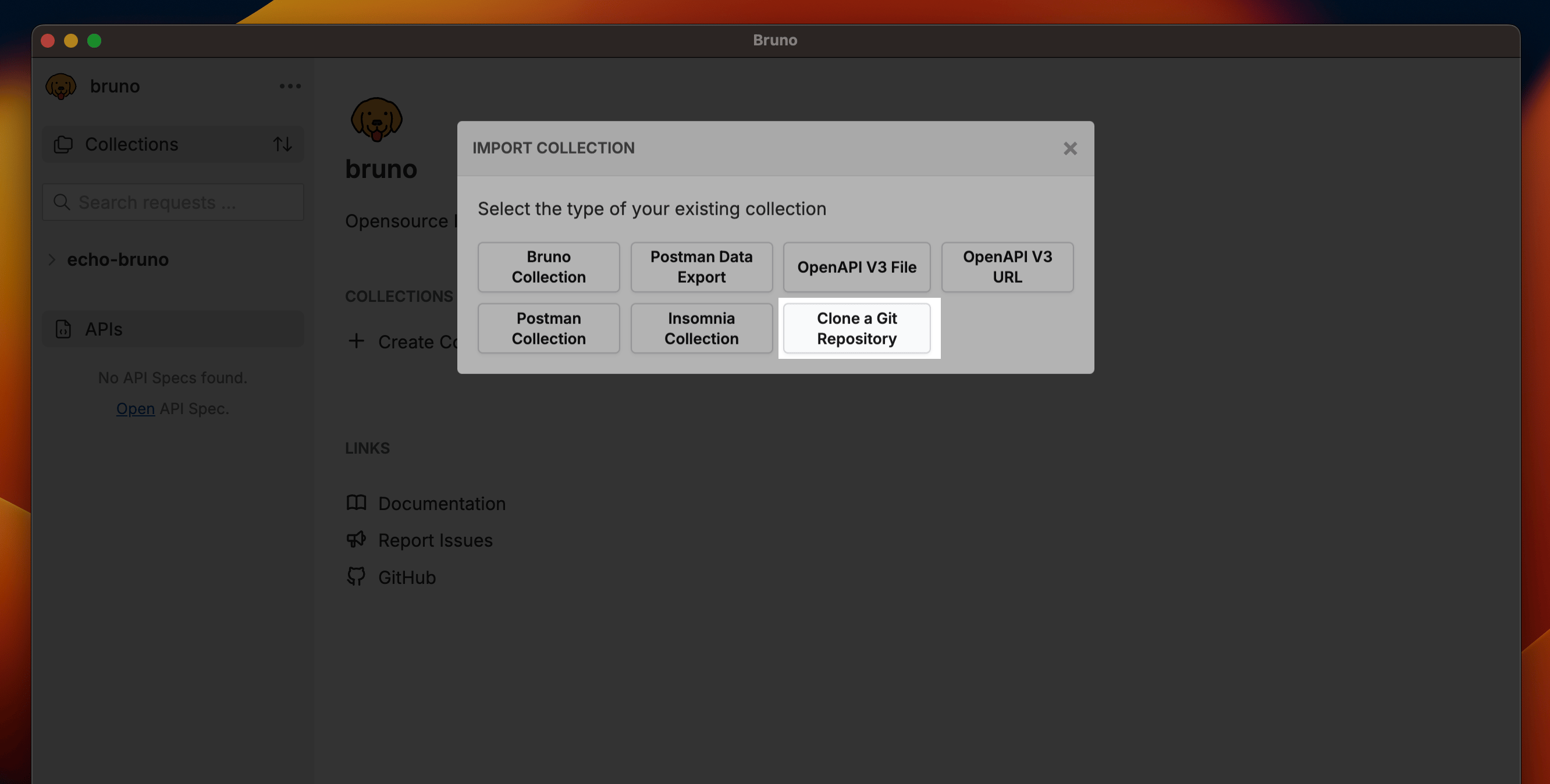 Clone Repository