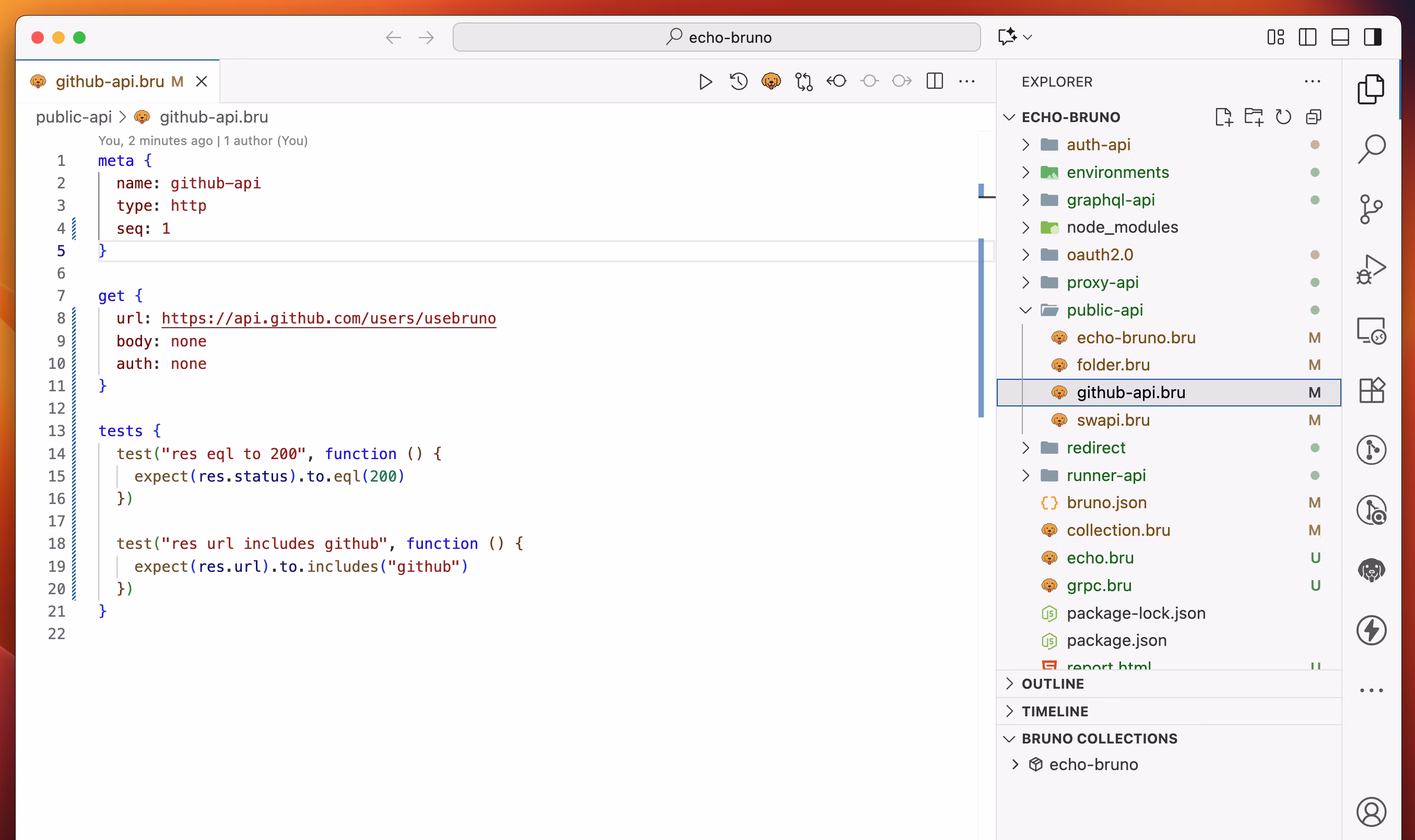 VS Code Extension Create Request