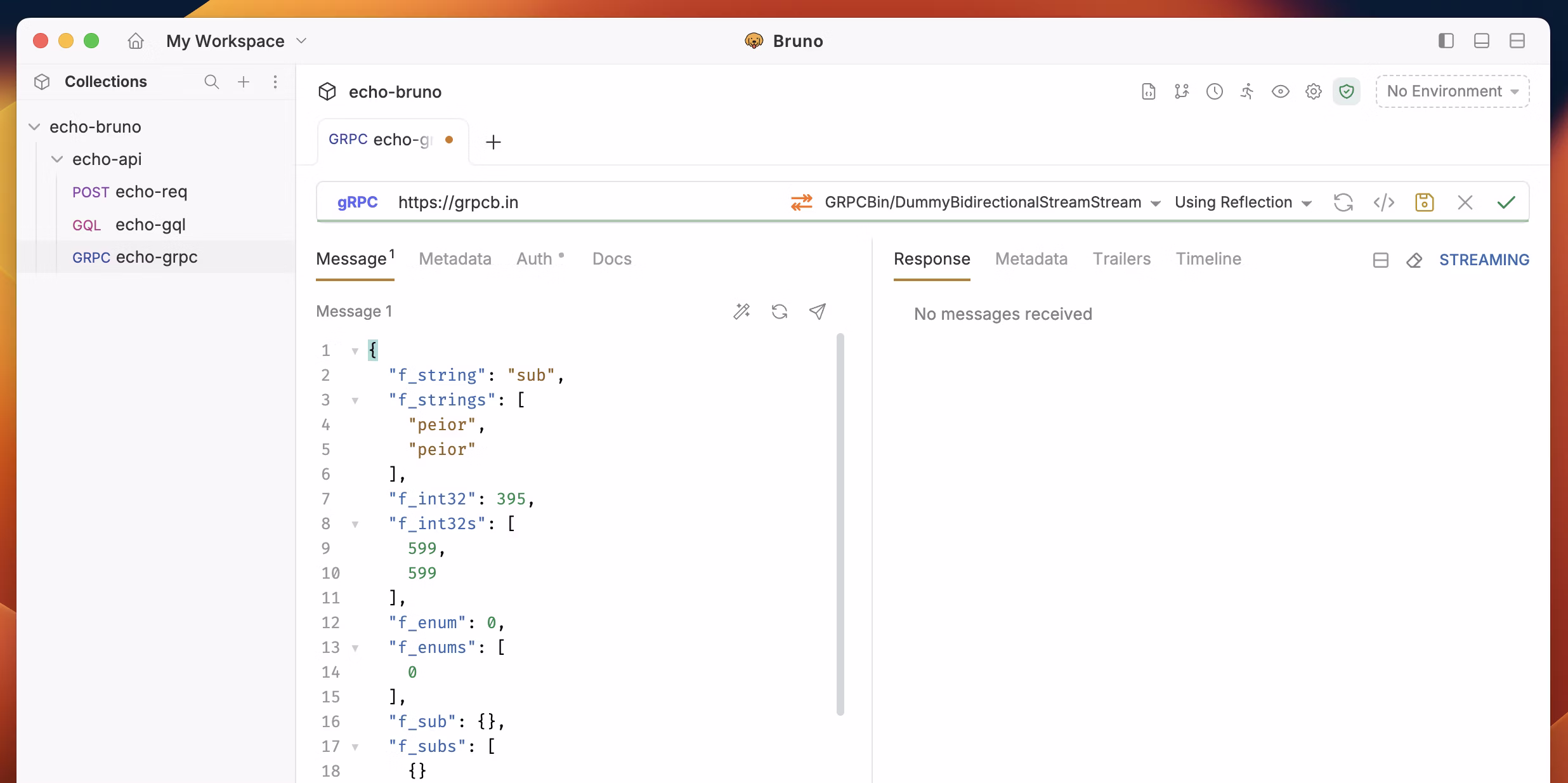 Building Stream Connection