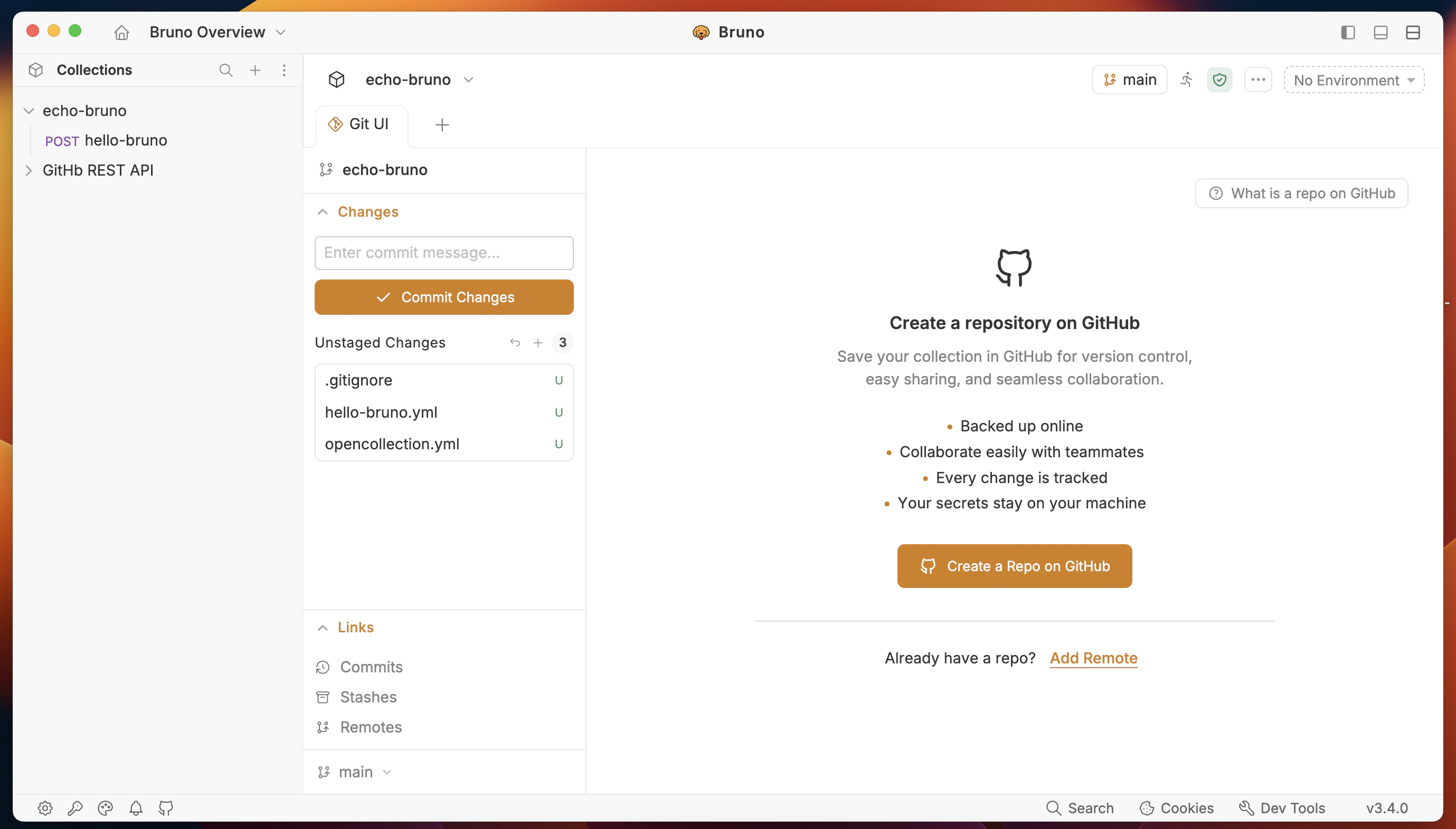 Create Repository Prompt