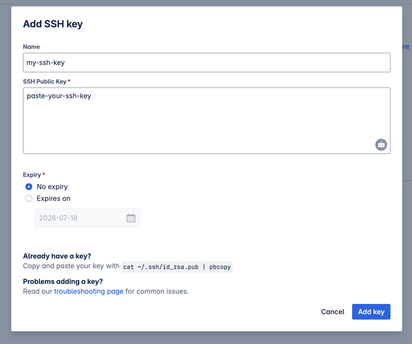 bitbucket-add-ssh-key