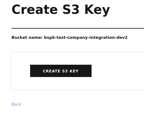 Create S3 Key
