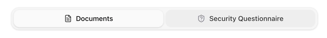 Trust Portal with Access Granted - Navigation tabs