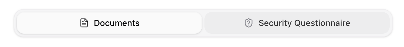 Trust Portal with Access Granted - Navigation tabs