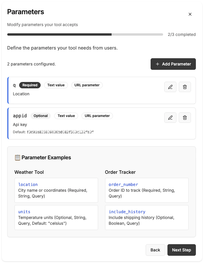 Step 2: Define Arguments