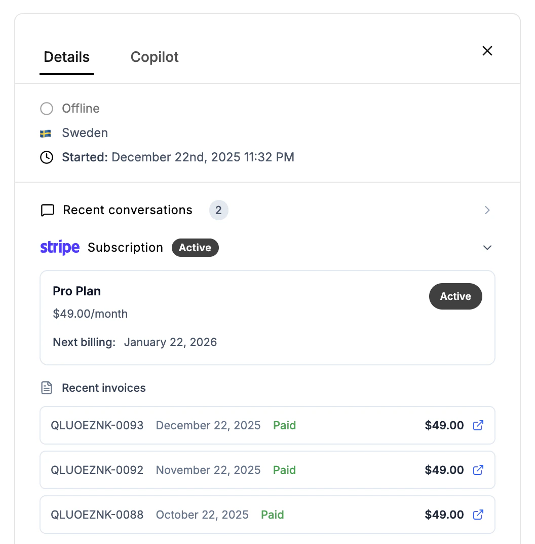Stripe Visitor Insight