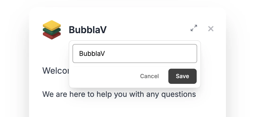 Live Widget Design and Preview