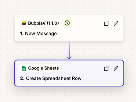 Log Conversations to Google Sheets