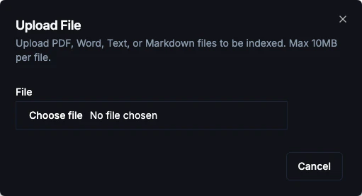 Upload Files