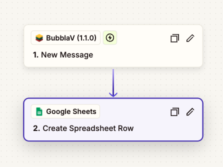 Log Conversations to Google Sheets