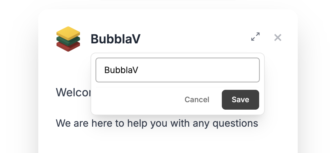 Live Widget Design and Preview