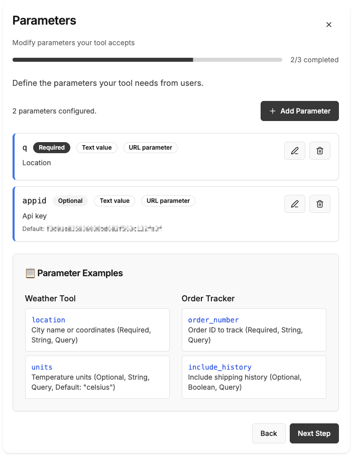 Step 2: Define Arguments