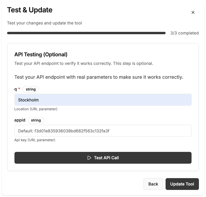 Step 3: Configure Endpoint