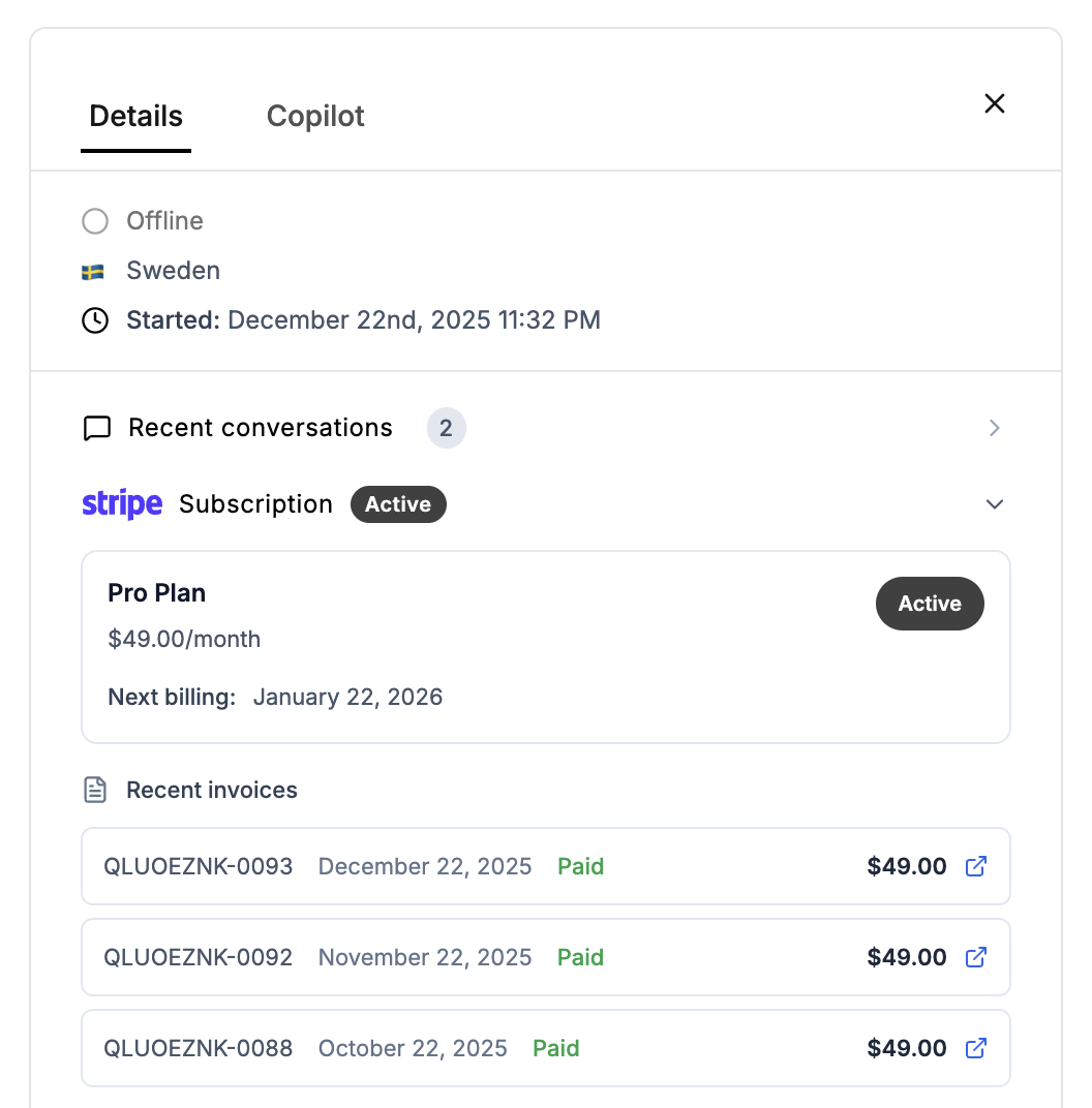 Stripe Visitor Insight