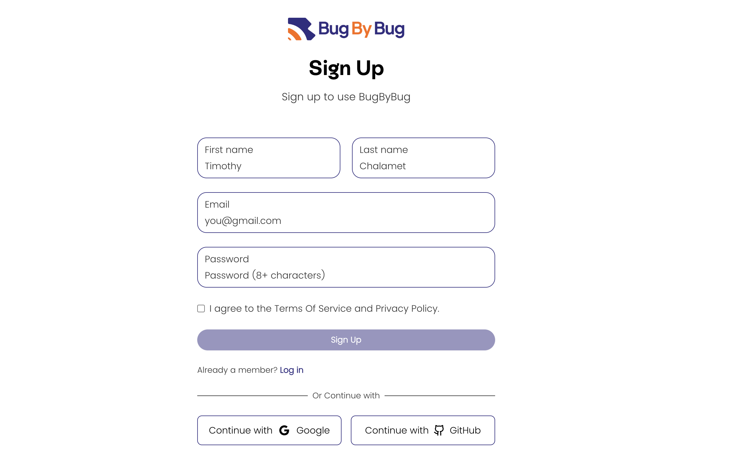 Light mode interface