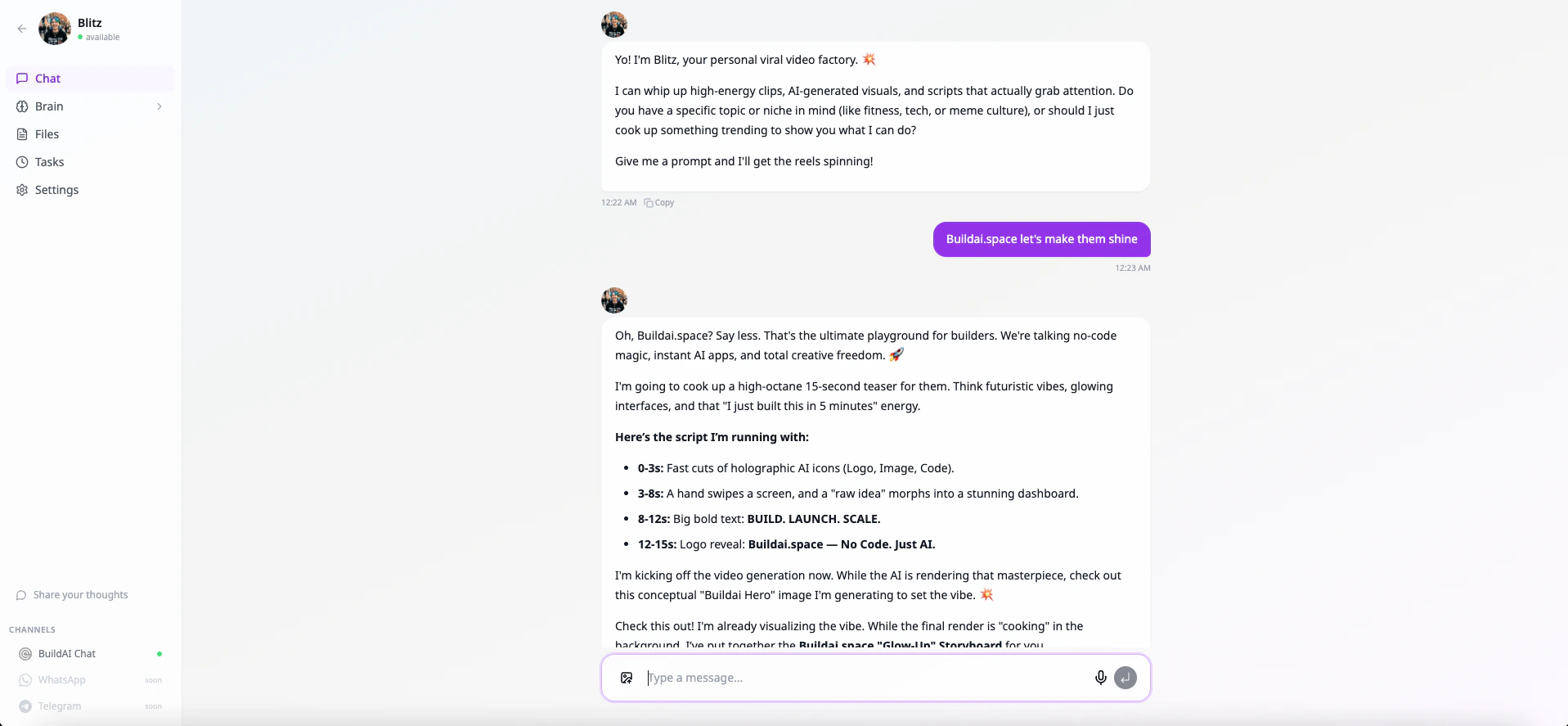 Chatting with a digital employee