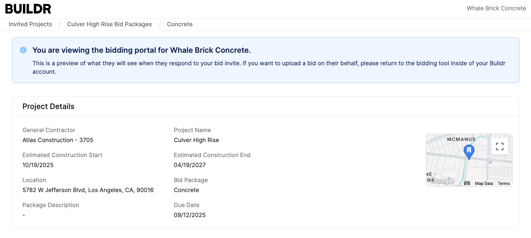 Bid Portal Details Pn