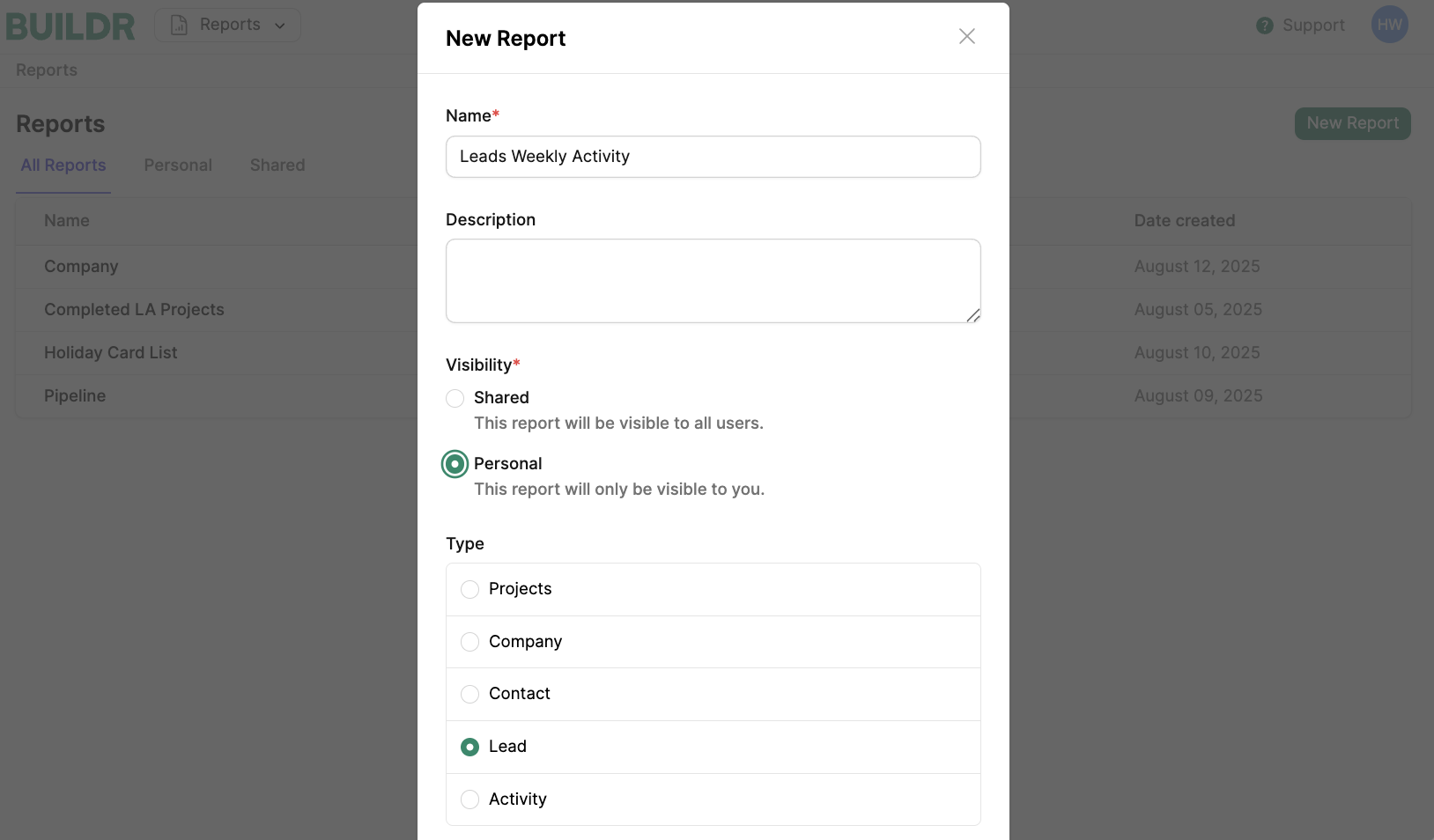 Create Report Pn