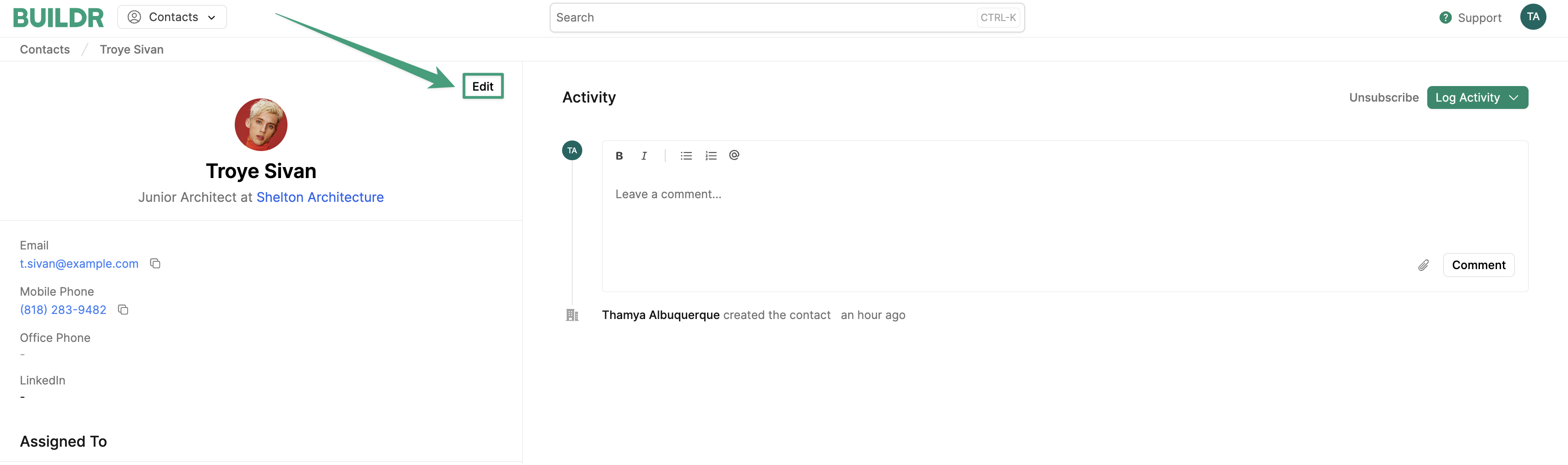 Delete Contact Pn
