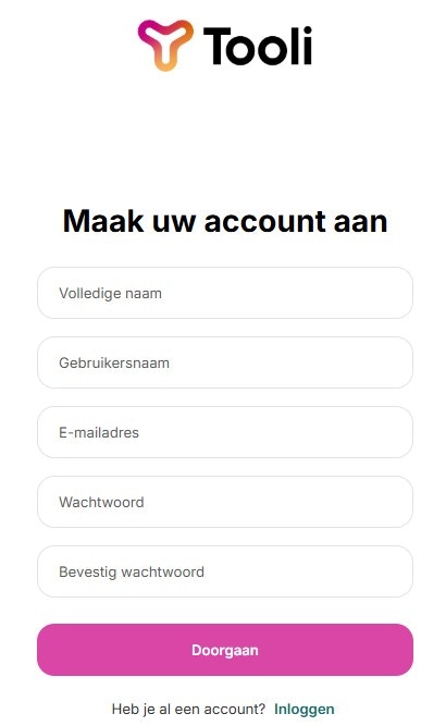 Registratieformulier