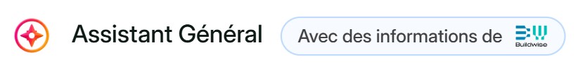 Badge « Avec des infos de » dans Tooli