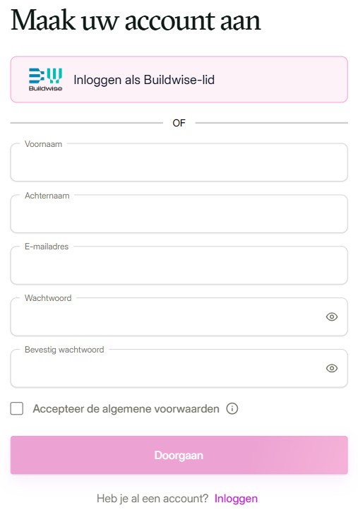 Registratieformulier